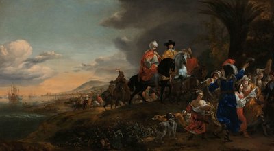 Den nederlandske ambassadøren på vei til Isfahan Den nederlandske ambassadøren på vei til Isfahan av Jan Baptist Weenix