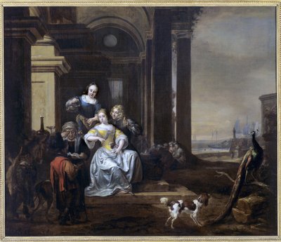Unge blondiner, 1646-55 av Jan Baptist Weenix