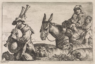Sekkepiperen Ulike sjangerscener (serietittel) av Jan Baptist de Wael