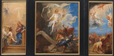 Snyders Triptych. Rundt 1659 av Jan Boeckhorst