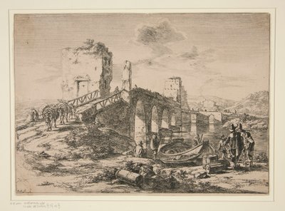Ponte Molle, Roma av Jan Both