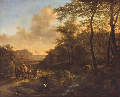 Scene fra den romerske Campagna av Jan Both