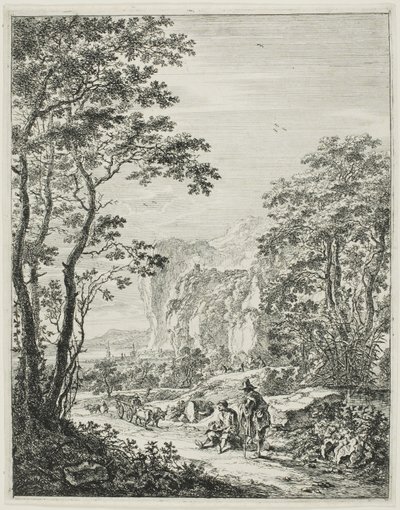 Oksevognen, fra Upright Italian Landscapes av Jan Both