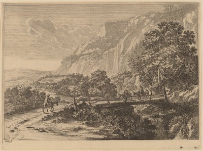 Trebroen ved Sulmona nær Tivoli av Jan Both