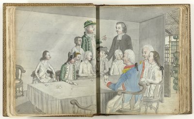 Europeisk kartgruppe på Ceylon av Jan Brandes
