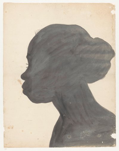 Silhouetportret av Flora av Jan Brandes
