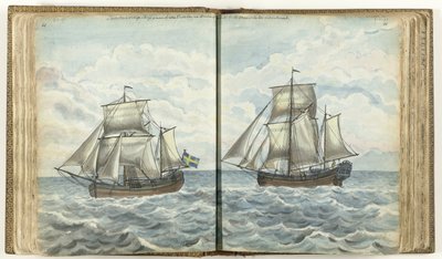 Svensk brig til sjøs av Jan Brandes
