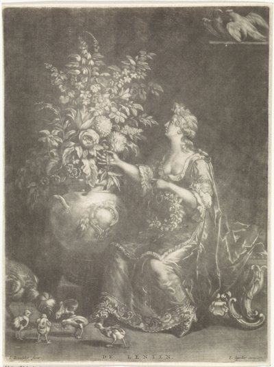 Spring De lenten (tittel på objekt) De fire årstidene (serietittel) av Jan Broedelet