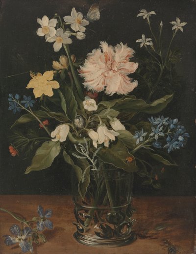 Stilleben med blomster i et glass Stilleben med blomster i et glass av Jan Brueghel (I)