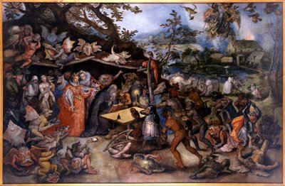 Fristelser av Saint Anthony the Abbed av Jan Brueghel the Elder