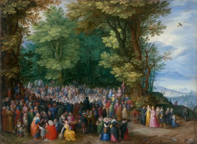 Bergprekenen av Jan Brueghel the Elder
