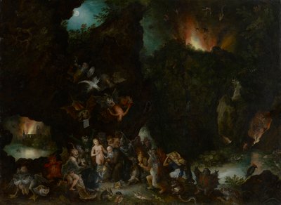 Sankt Anthonys fristelse av Jan Brueghel the Elder