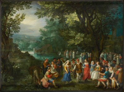 Bryllupsdans, 1596. av Jan Brueghel the Elder