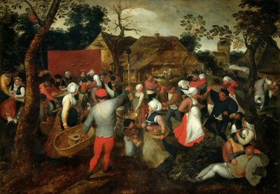 Bryllupsdans, ca. 1600. av Jan Brueghel the Elder