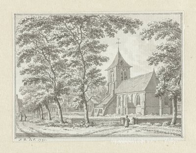 Kirken Biggekerke av Jan Bulthuis