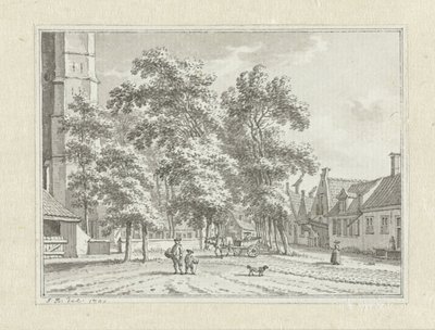 Ansikt på Serooskerke av Jan Bulthuis