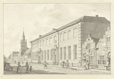 Dolhuis, Gasthuis og Old Women's House i Rotterdam av Jan Bulthuis