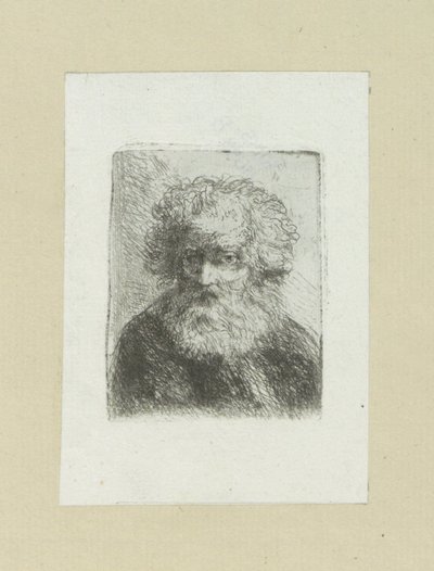 Bebaarde gamle mann The Compleat Work of Etchings av John Chalon / Oeuvre Complette des Eaux Fortes av Jean Chalon (serietittel) av Jan Chalon