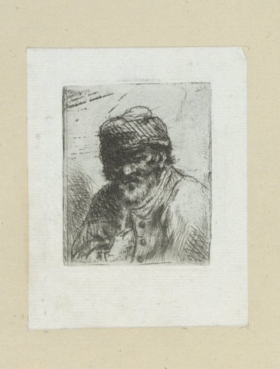 Bebaarde gamle mann møtte muts The Compleat Work of Etchings av John Chalon / Oeuvre Complette des Eaux Fortes av Jean Chalon (serietittel) av Jan Chalon