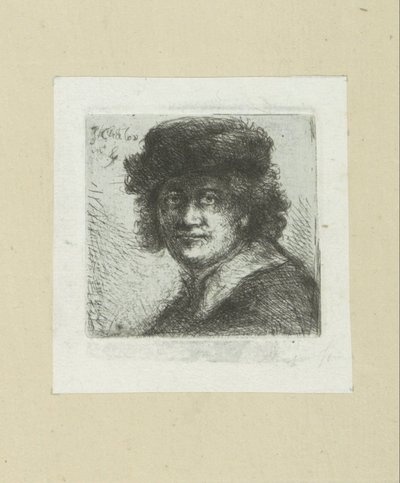 Mann setter hakke i platte kraag The Compleat Work of Etchings av John Chalon / Oeuvre Complette des Eaux Fortes av Jean Chalon (serietittel) av Jan Chalon