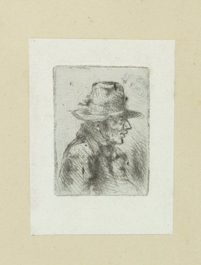 Man setter høy hod, til høyre The Compleat Work of Etchings av John Chalon / Oeuvre Complette des Eaux Fortes av Jean Chalon (serietittel) av Jan Chalon