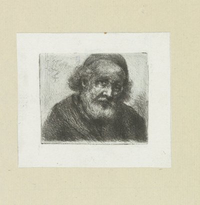 Oude mann setter baard The Compleat Work of Etchings av John Chalon / Oeuvre Complette des Eaux Fortes av Jean Chalon (serietittel) av Jan Chalon
