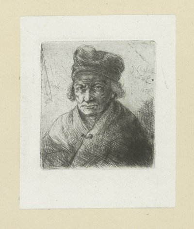 Oude mann setter muts The Compleat Work of Etchings av John Chalon / Oeuvre Complette des Eaux Fortes av Jean Chalon (serietittel) av Jan Chalon