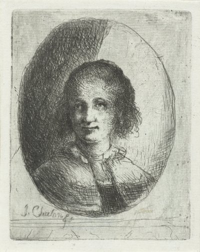 Portrett av Christina Chalon av Jan Chalon