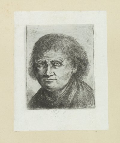 Volwassen mann, naar lenker The Compleat Work of Etchings av John Chalon / Oeuvre Complette des Eaux Fortes av Jean Chalon (serietittel) av Jan Chalon