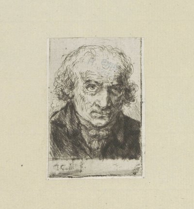 Volwassen mann, til høyre The Compleat Work of Etchings av John Chalon / Oeuvre Complette des Eaux Fortes av Jean Chalon (serietittel) av Jan Chalon