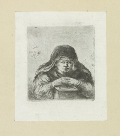 Kvinne over en komfyr The Compleat Work of Etchings av John Chalon / Oeuvre Complette des Eaux Fortes av Jean Chalon (serietittel) av Jan Chalon