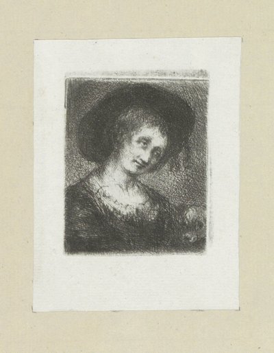 Vrouw med hond The Compleat Work of Etchings av John Chalon / Oeuvre Complette des Eaux Fortes av Jean Chalon (serietittel) av Jan Chalon