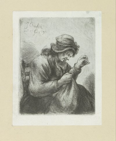 Vrouw met naald en draad The Compleat Work of Etchings by John Chalon / Oeuvre Complette des Eaux Fortes par Jean Chalon (series title)   1328337   no       norwegian Successfully Translated  Original: View of the lake and island at the Royal Botanic Garde av Jan Chalon