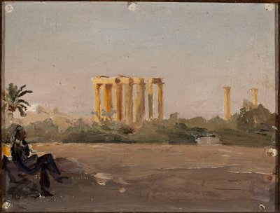 Jupitertempelet i Athen. Fra en reise til Hellas av Jan Ciągliński