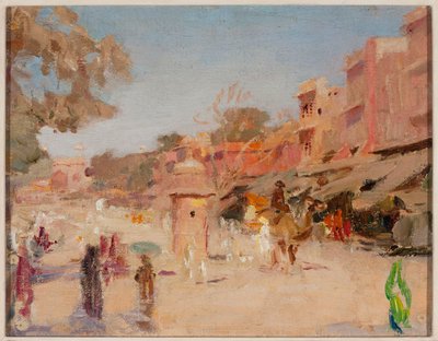Gate i Jaipur. Fra en reise til India av Jan Ciągliński
