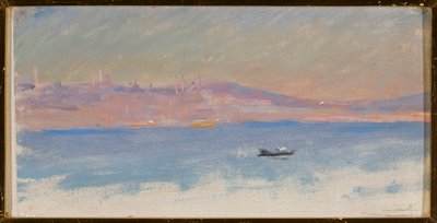 Utsikt over Konstantinopel. Fra reisen til Konstantinopel av Jan Ciągliński