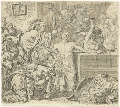 Martyrdøden til Saint Quirinus av Neuss av Jan Claudius de Cock