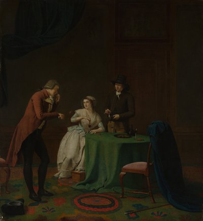 Conversation Piece The Sense of Smell, sannsynligvis 1791. av Jan Ekels the Younger