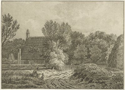Landskap ved Bloemendaal av Jan Evert Grave