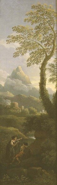 Figurer i et klassisk landskap av Jan Frans van Bloemen