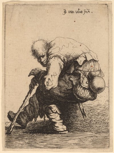 Sittende tigger, 1632. av Jan Georg van Vliet