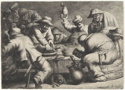 Bondemåltid av Jan Gillisz. van Vliet