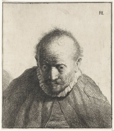 Byste av en gammel mann av Jan Gillisz. van Vliet