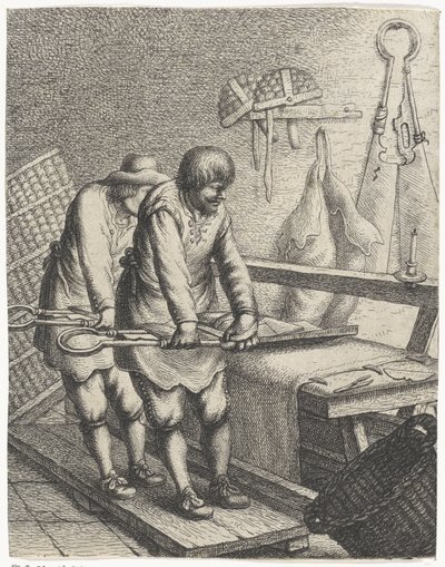 tøysakser Yrker (serietittel) av Jan Gillisz. van Vliet