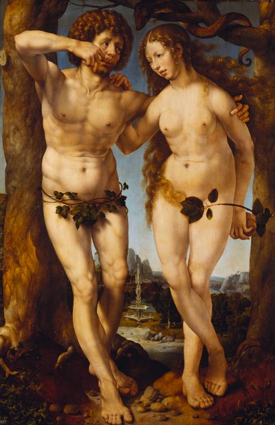 Adam og Eva av Jan Gossaert