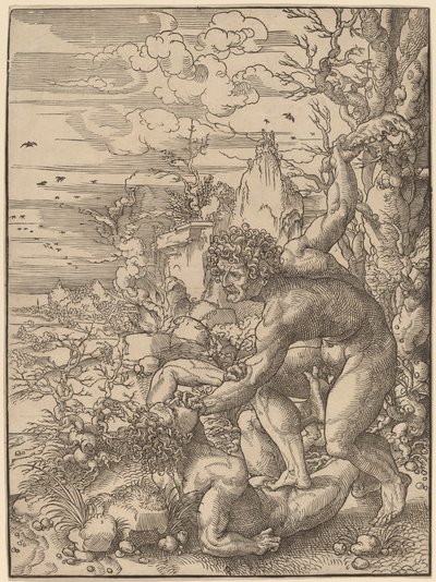 Kain dreper Abel av Jan Gossaert