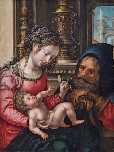 Den hellige familie av Jan Gossaert
