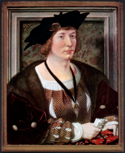Portrett av Hendrik III, greve av Nassau-Breda, c1516-1517, 1927 av Jan Gossaert