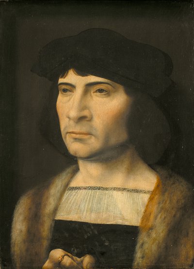 Portrett av en mann av Jan Gossaert