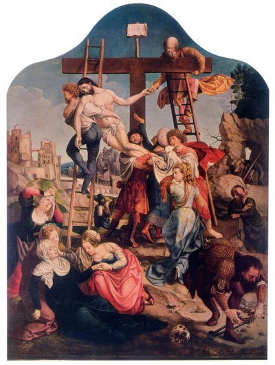 Nedstigningen fra korset, c1520 av Jan Gossaert